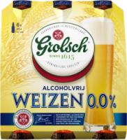 Grolsch Weizen 0.0 alcoholvrij sixpack met flesjes van 30cl